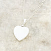 Derbyshire Blue John Heart Pendant and Chain