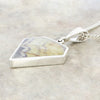 Derbyshire Blue John Diamond Shape Pendant and Chain