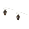 Derbyshire Blue John Sterling Silver Teardrop Shape Drop Earrings
