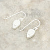 Derbyshire Blue John Sterling Silver Teardrop Shape Drop Earrings