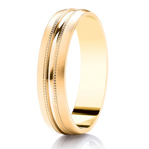 Ladies DC141BE Diamond Cut Wedding Ring