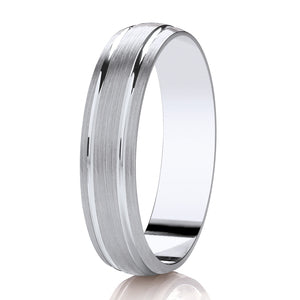 Gents DC142B Diamond Cut Wedding Ring