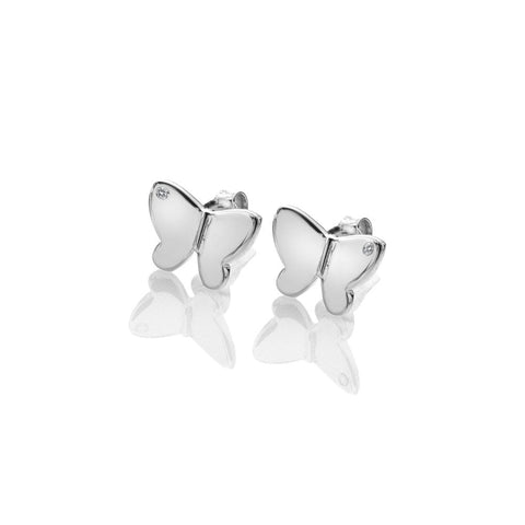 Hot Diamonds Silver Butterfly Earrings DE732