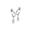 Hot Diamonds Sterling Silver Droplet Earrings DE905