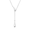 Hot Diamonds Sterling Silver Droplet Necklace DN243