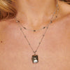 Hot Diamonds Sterling Silver Rectangle Locket and Chain DP1099
