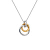Hot Diamonds Eternal Circles Sterling Silver Two Tone Pendant DP1111