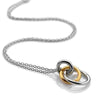 Hot Diamonds Eternal Circles Sterling Silver Two Tone Pendant DP1111