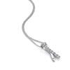 Hot Diamonds Sterling Silver 'Kiss' Cross Pendant and Chain DP1116