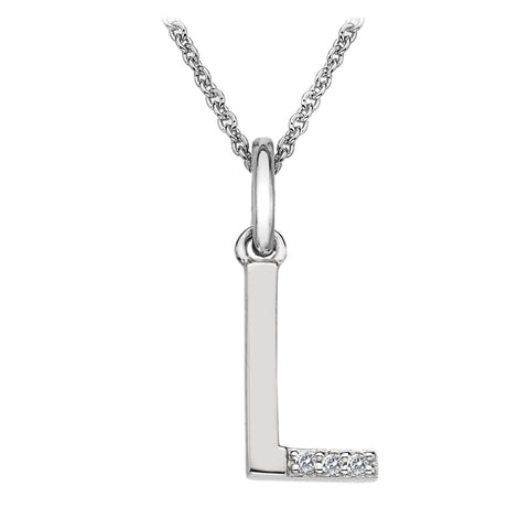 Hot Diamonds Initial L Silver Micro Pendant DP412