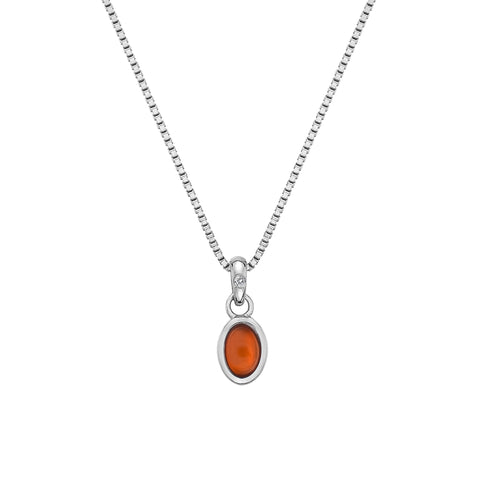 Hot Diamonds July Birthstone Red Carnelian Pendant DP760