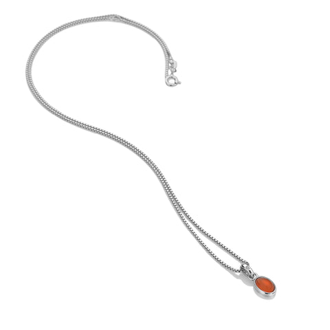 Hot Diamonds July Birthstone Red Carnelian Pendant DP760