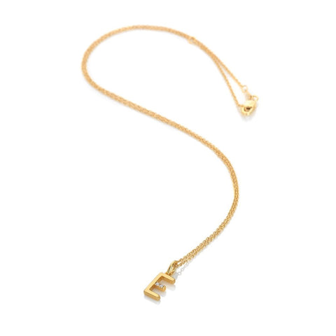 Hot Diamonds X Jac Jossa Initial E Gold Plated Silver Pendant DP943