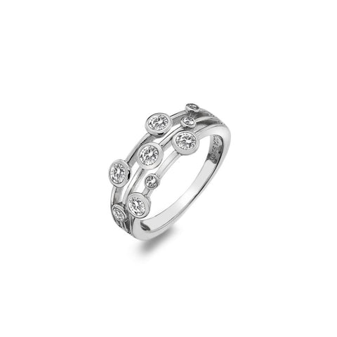 Hot Diamonds Tender Statement Silver Ring DR207/M