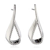Fiorelli Silver CZ Drop Earrings E5458C