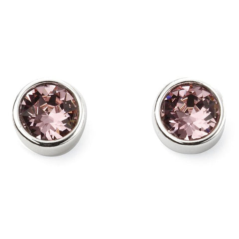 Sterling Silver June Birthstone Stud Earrings E5563