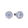 Diamonfire Sterling Silver Sky Blue Cubic Zirconia Earrings E5776