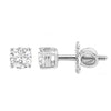 18ct White Gold 0.80cts Lab Created Diamonds Solitaire Stud Earrings