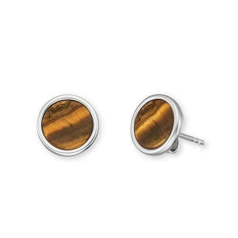 Angel Whisperer Tigers Eye Stud Earrings ERE-TE-ST