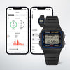 Casio Digital Mobile Link Step Tracker Watch Black F-B100W-1AEF | H&H