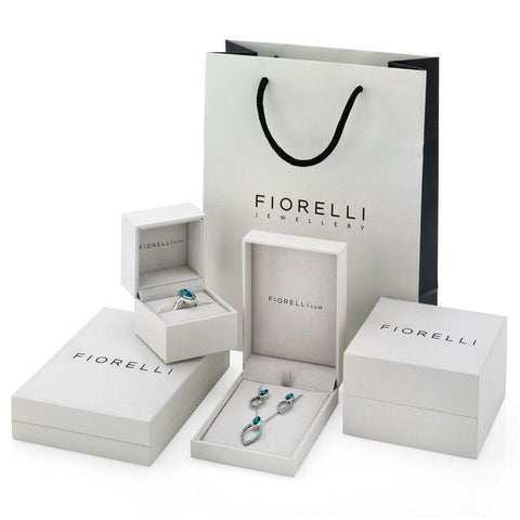 Fiorelli Silver Double Heart Necklace N3722