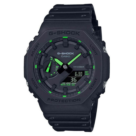 Casio G Shock 2100 Utility Black Series Carbon Guard Watch GA-2100-1A3ER | H&H