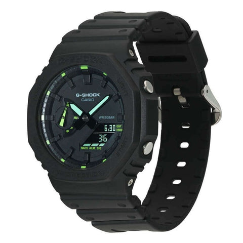 Casio G Shock 2100 Utility Black Series Carbon Guard Watch GA-2100-1A3ER | H&H