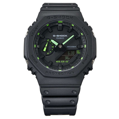 Casio G Shock 2100 Utility Black Series Carbon Guard Watch GA-2100-1A3ER | H&H