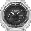 Casio G Shock Watch Carbon Core Guard Transparent Strap GA-2100SKE-7AER