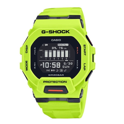 Casio G-Squad Lime Green Bluetooth Multifunction Watch GBD-200-9ER