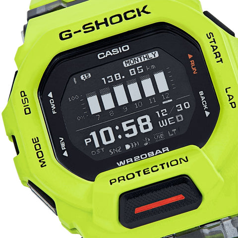 Casio G-Squad Lime Green Bluetooth Multifunction Watch GBD-200-9ER