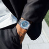 Casio G-Shock Steel Solar and Bluetooth Octagon Mens Watch Sky Blue GBM-2100A-1A2ER