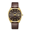Rotary Ultra Slim Brown Leather Mens Watch GS08013/49