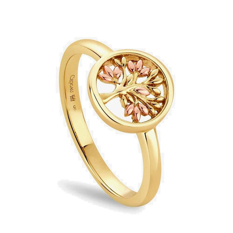 Clogau 9ct Gold Tree of Life Circle Ring GTOL0328 - Size O