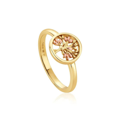 Clogau 9ct Gold Tree of Life Circle Ring GTOL0328 - Size O