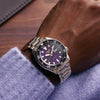 Seiko 5 Sports 145th Anniversary SKX Limited Edition Purple Dial Watch HDB003K1