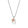 Hot Diamonds Silver Oval Bee Locket and Chain DP878