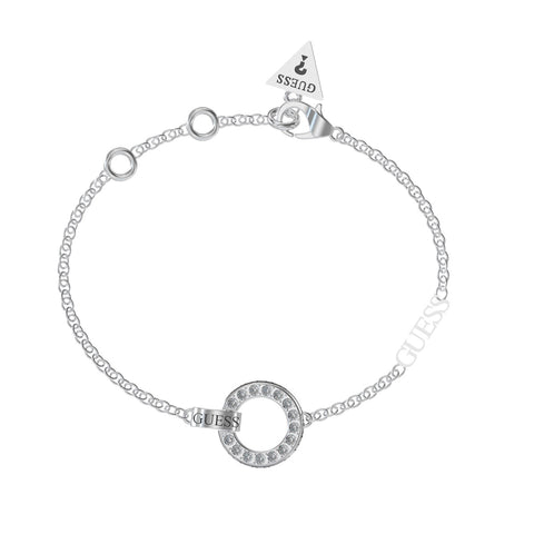 Guess Circle Lights Crystal Set Bracelet UBB03162JWRH