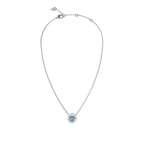 Guess Solitaire Heart Necklace JUBN04667JWRHLST