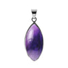 Amethyst Sterling Silver Marquise Pendant & Chain