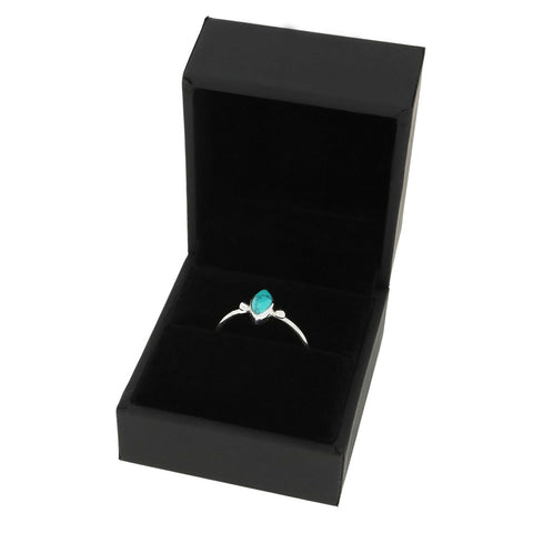 Turquoise Marquise Sterling Silver Ring
