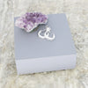 Sterling Silver Dahna Cut Out Stars Hoop Earrings