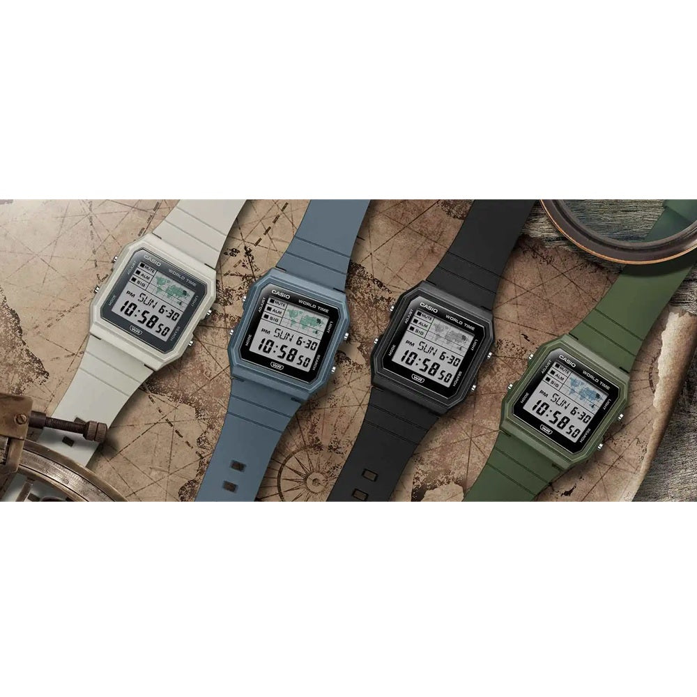 Casio World Map Multifunction Green Digital Watch LF-30W-3AEF | H&H ...