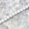 18ct White 5.00cts Lab-Created Diamond Tennis Bracelet