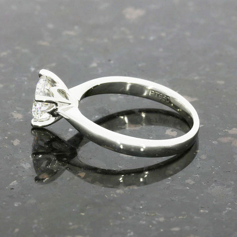 Platinum 1.50cts Lab Grown Diamond Solitaire Ring