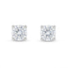 9ct White Gold 1.50cts Lab Created Brilliant Cut Diamonds Solitaire Stud Earrings
