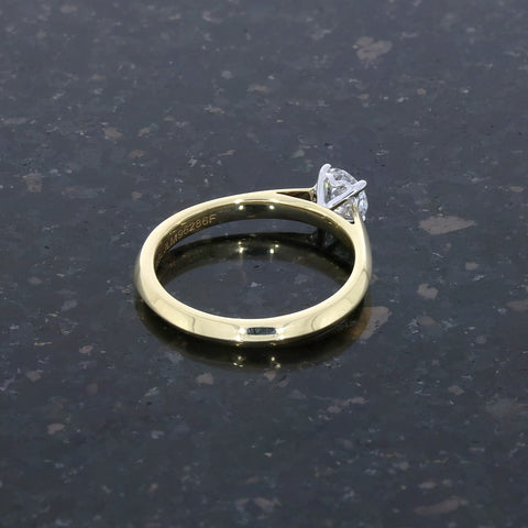 9ct Gold 0.50ct Brilliant Cut Lab Grown Diamond Solitaire Ring VS1 D-E | H&H