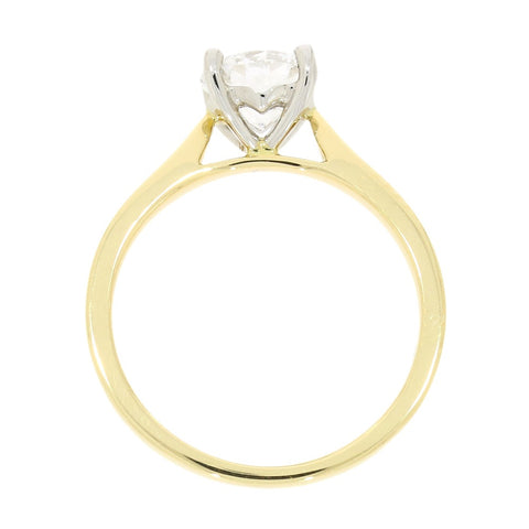 18ct Gold 1.23ct Brilliant Cut Lab Grown Diamond Solitaire Ring D VS2 | H&H