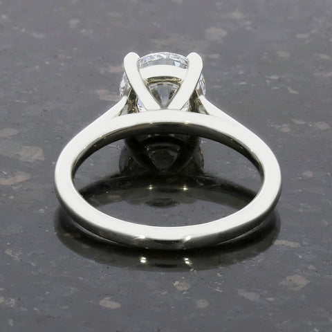 Platinum 1.71cts Lab Grown Diamond Solitaire Ring