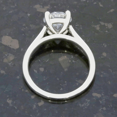 Platinum 1.71cts Lab Grown Diamond Solitaire Ring